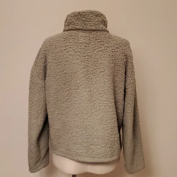 Thread & Supply cozy sherpa fleece 3/4 zip - Picture 2 of 3